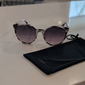 J Crew Women's Sunglasses With Pouch. EUC